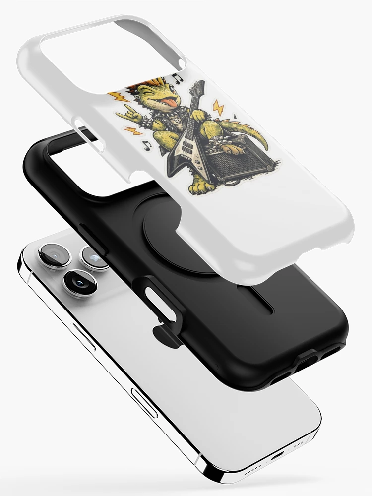 Thumbnail 2 of 4, iPhone Case, Punk Gecko Rocker designed and sold by LondonBenjamin.