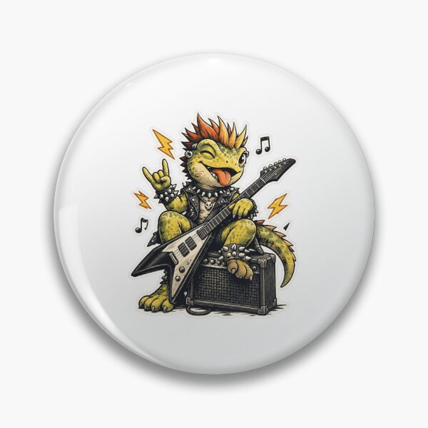 Item preview, Punk Gecko Rocker designed and sold by LondonBenjamin.