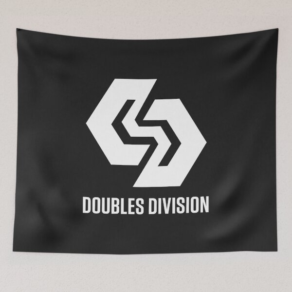 Item preview, Doubles Division Minimalist Monogram designed and sold by SplashTastic.