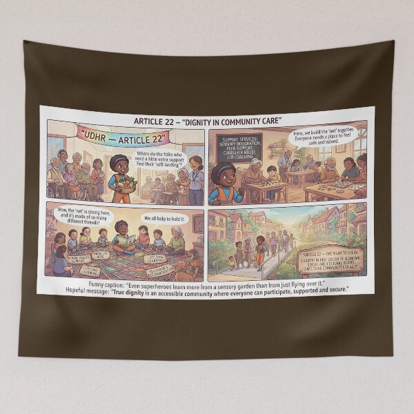 Item preview, Shared care creates a supportive, inclusive community. designed and sold by Mianku | Für das Leben.