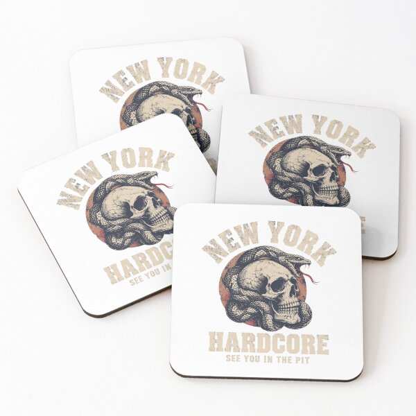 Item preview, New York Hardcore Skull designed and sold by LondonBenjamin.