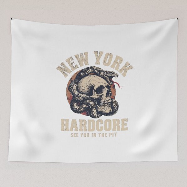 Item preview, New York Hardcore Skull designed and sold by LondonBenjamin.