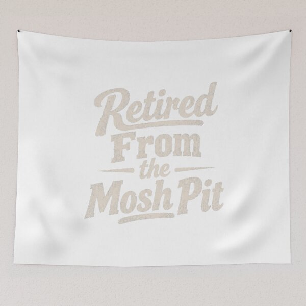 Item preview, Retired From The Mosh Pit designed and sold by LondonBenjamin.