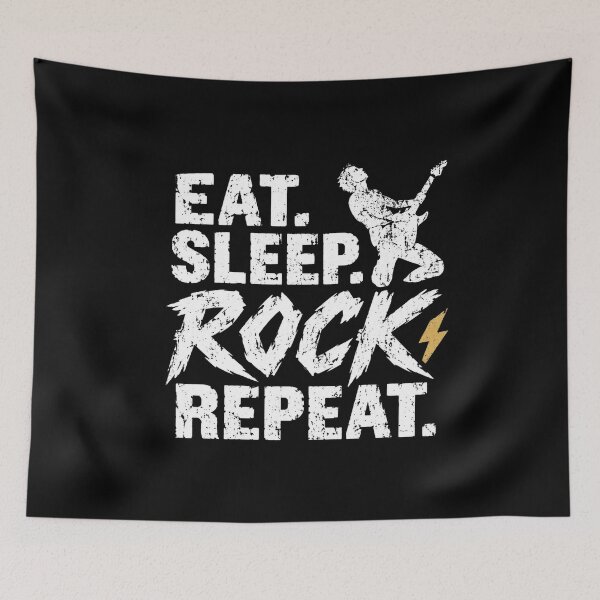 Item preview, Eat Sleep Rock Repeat designed and sold by Muff101Matthew.