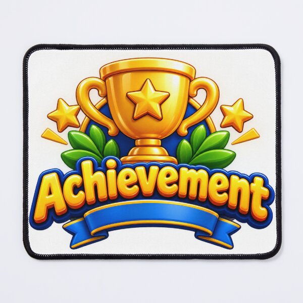 Item preview, Achievement Gold Trophy 3D Motivational  designed and sold by MR4me.