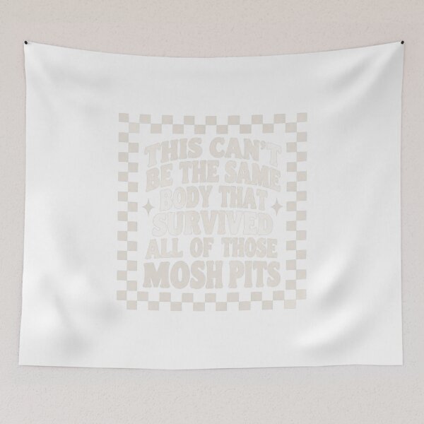 Item preview, Mosh Pits Survivor Quote designed and sold by LondonBenjamin.