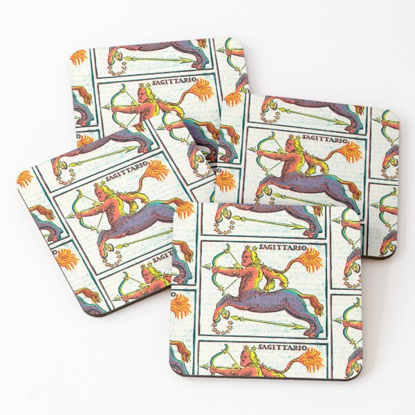 Item preview, Sagittarius Zodiac Centaur Vintage Risograph Print designed and sold by Fani*.