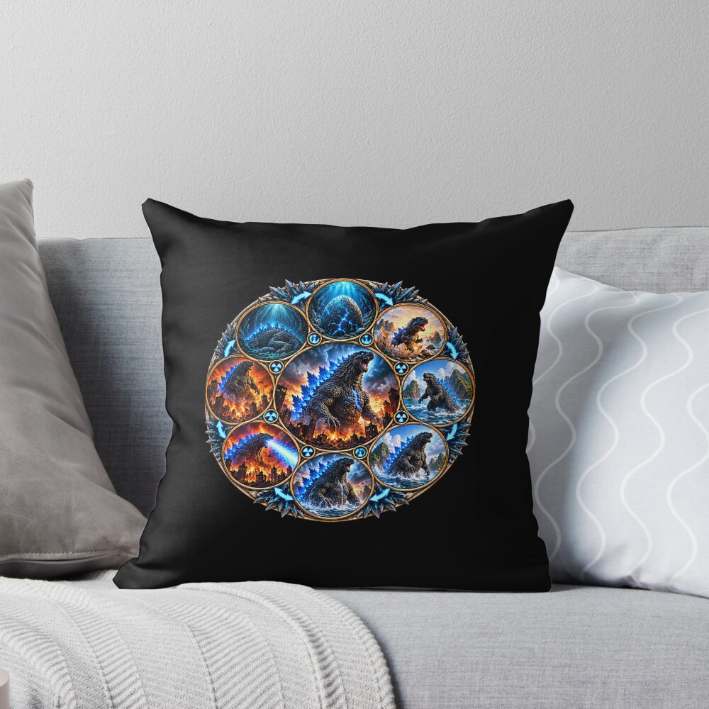 Item preview, Throw Pillow designed and sold by RabidMoonCrafts.