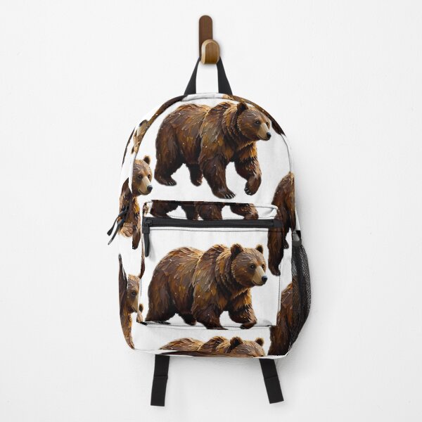Item preview, Walking Brown Bear Wildlife Art designed and sold by ThePrintArt.