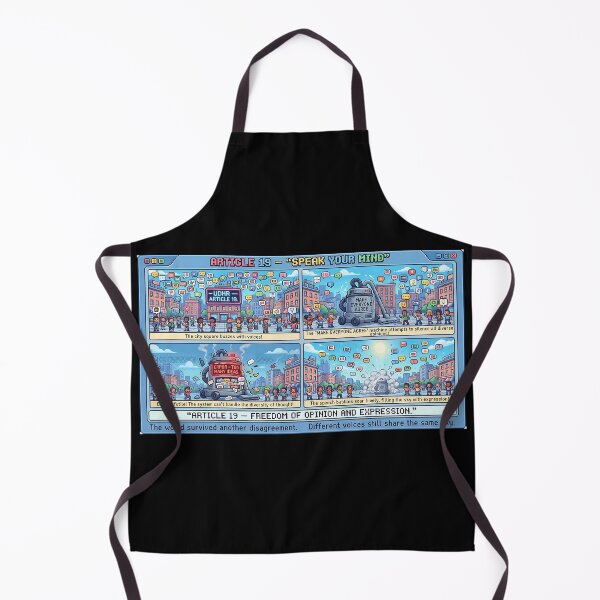 Item preview, Freedom of opinion – diversity of voices in the city designed and sold by Mianku | Für das Leben.