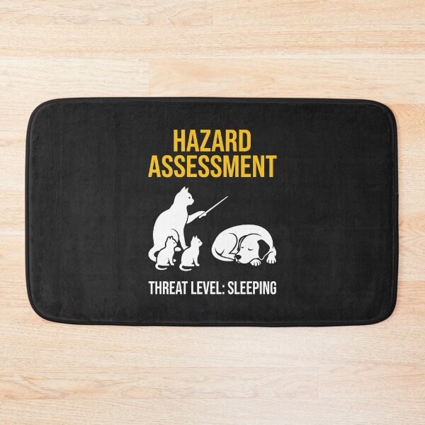Item preview, Hazard Assessment Threat Level Sleeping designed and sold by SplashTastic.