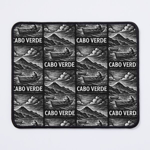 Item preview, Cabo Verde Linocut Style  designed and sold by Thistle-TShop.