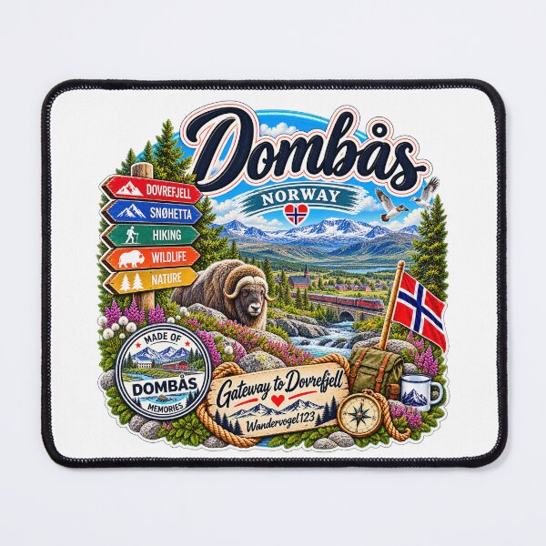 Item preview, Dombås Norway – Dovrefjell Snøhetta Musk Ox & Vintage Design designed and sold by Wandervogel123.