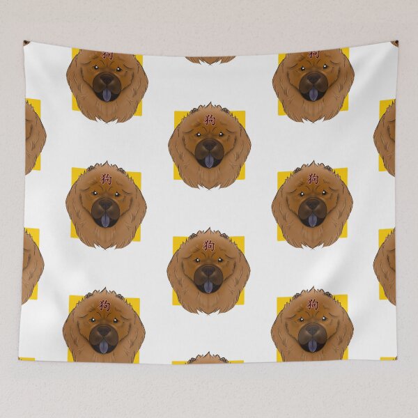 Item preview, Chinese Zodiac Dog - Bold Year of the Dog Portrait designed and sold by Flemetharya.