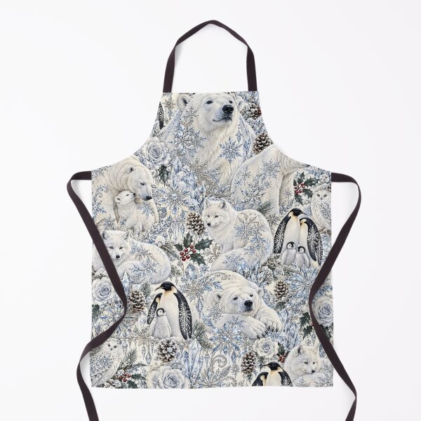 Item preview, Winter Wildlife and Polar Animals Pattern designed and sold by Elżbieta Kaps.