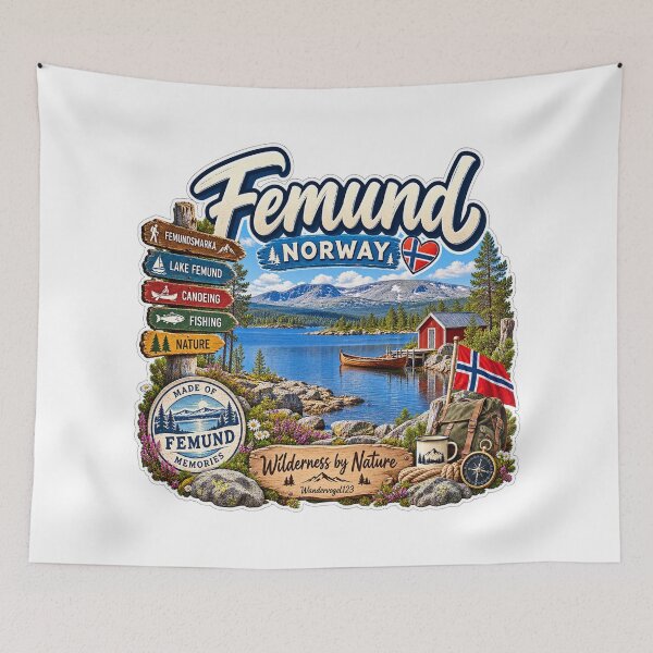 Item preview, Femund Norway – Femundsee National Park & Scandinavian Outdoor Adventure designed and sold by Wandervogel123.