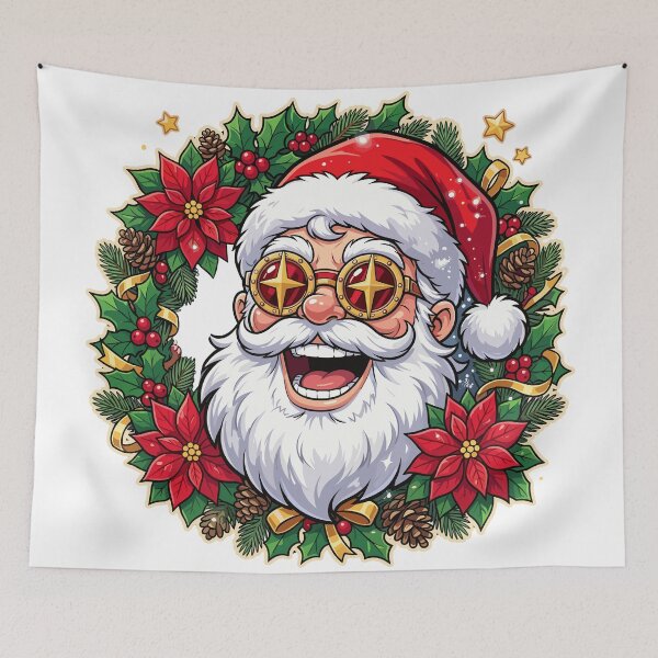 Item preview, Jolly Santa Claus Christmas Design Classic Holiday Festive Art designed and sold by JOSUQ.