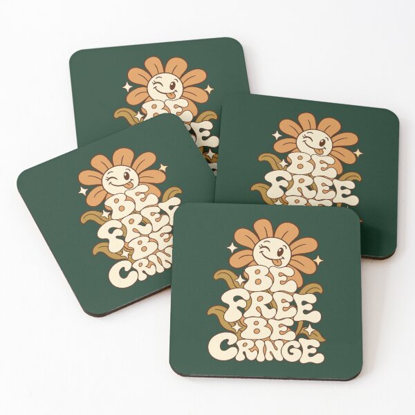 Item preview, Be Free Be Cringe – Retro Floral Edition designed and sold by NOXSCORP.