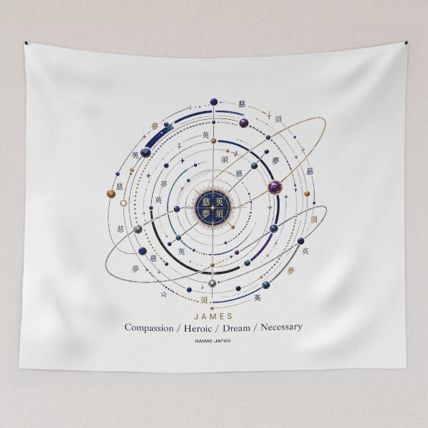 Item preview, Custom Japanese Kanji Name "James"  Art #7 designed and sold by NAMAEJAPAN.