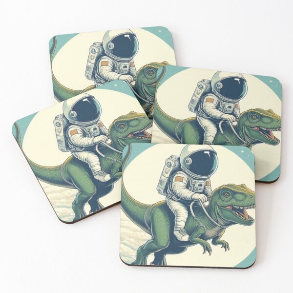 Item preview, Dinosaur and astronaut designed and sold by Luluwis.
