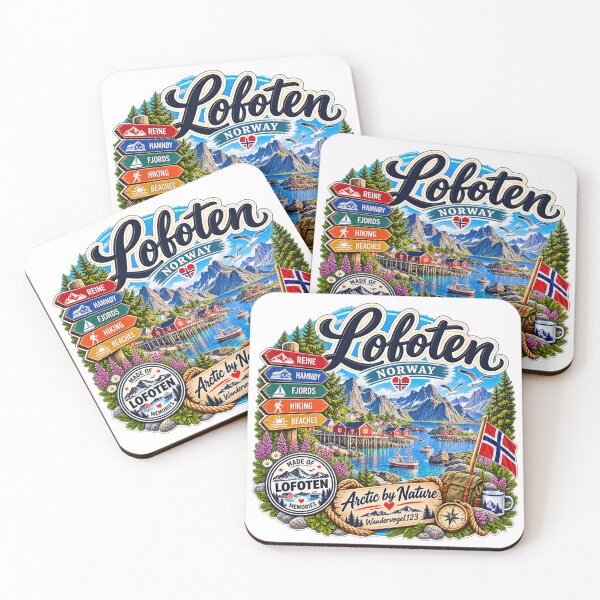 Item preview, Lofoten Norway – Reine Hamnøy Fjords & Arctic by Nature Vintage Design designed and sold by Wandervogel123.