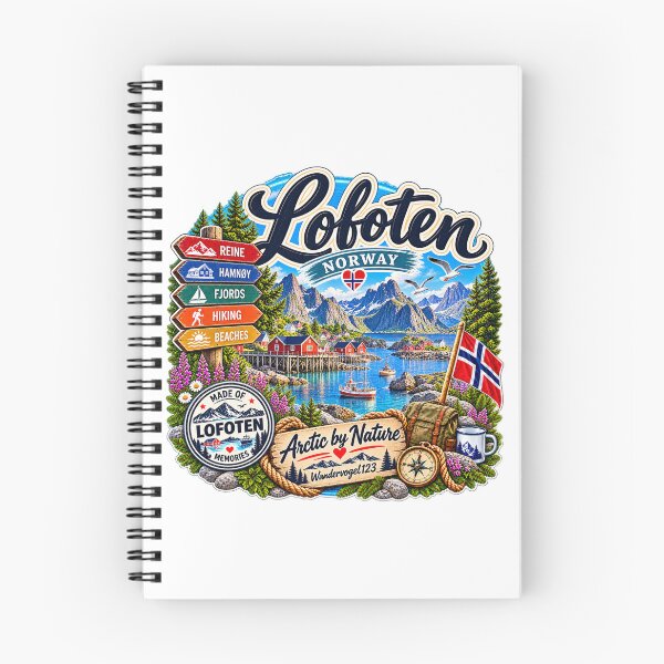 Item preview, Lofoten Norway – Reine Hamnøy Fjords & Arctic by Nature Vintage Design designed and sold by Wandervogel123.