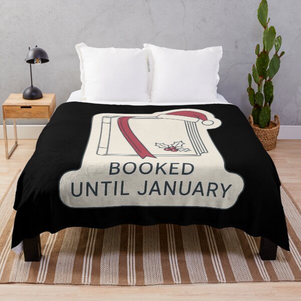 Item preview, Booked Until January - Funny Christmas Reader designed and sold by TheCalmEdit.