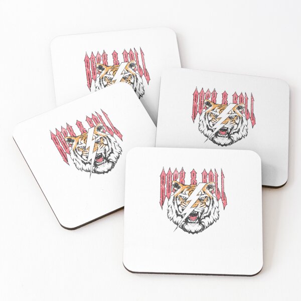 Item preview, Rock And Roll Tiger Lightning Bolt Vintage Graphic Art designed and sold by The secret storage room.