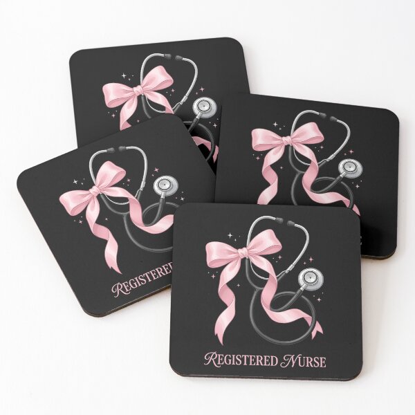 Item preview, Registered Nurse Pink Bow Stethoscope Shirt — Cute Coquette RN Graduation & Nurses Week Gift designed and sold by Luminari Creations.
