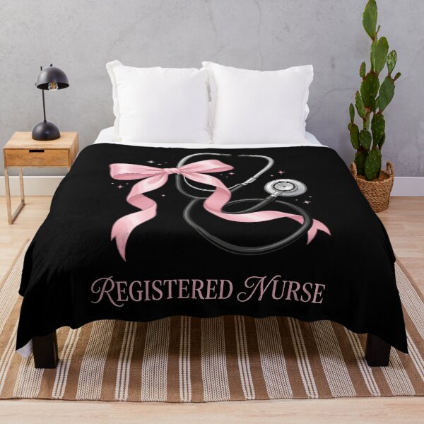 Item preview, Registered Nurse Pink Bow Stethoscope Shirt — Cute Coquette RN Graduation & Nurses Week Gift designed and sold by Luminari Creations.