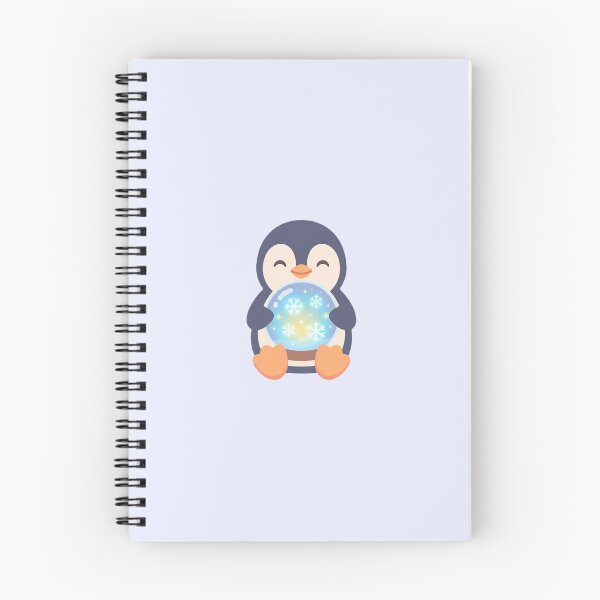 Item preview, Happy Little Penguin Holding Magical Winter Snowglobe Art designed and sold by Moon's Arts.