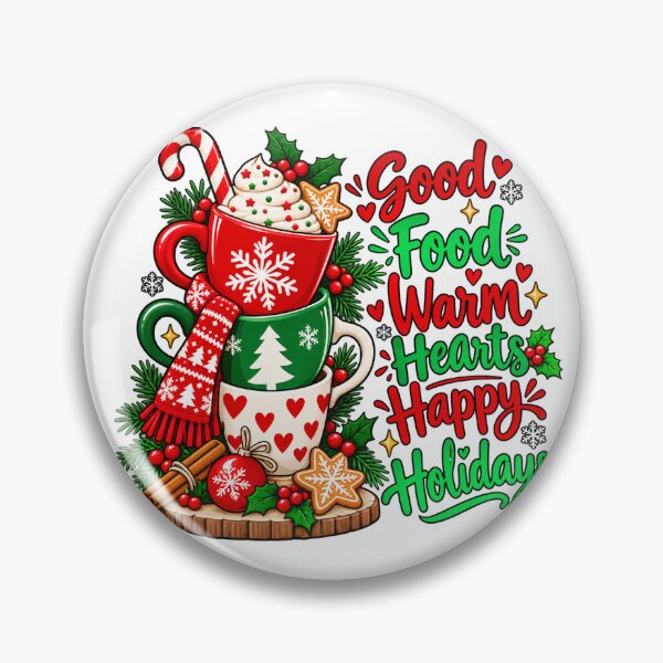 Item preview, Christmas Baking Good Food Warm Hearts Happy Holidays designed and sold by teesterra.