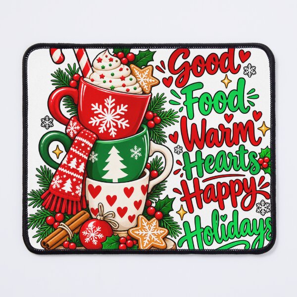 Item preview, Christmas Baking Good Food Warm Hearts Happy Holidays designed and sold by teesterra.