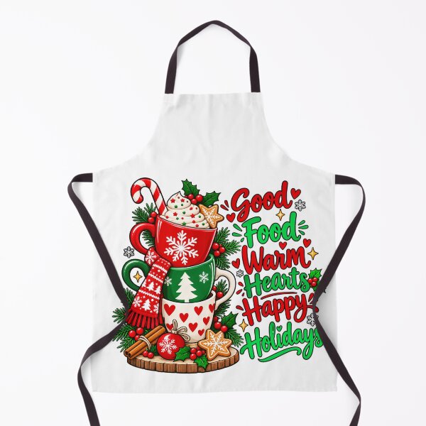Item preview, Christmas Baking Good Food Warm Hearts Happy Holidays designed and sold by teesterra.