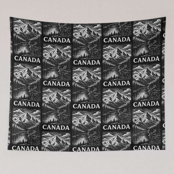 Item preview, Canada Linocut Style  designed and sold by Thistle-TShop.