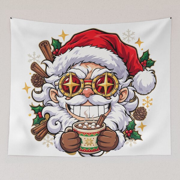 Item preview, Cheerful Santa Claus Christmas Art Jolly Holiday Festive Graphic designed and sold by JOSUQ.