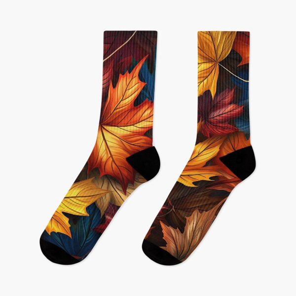 Item preview, Autumn Fall Red And Yellow Leaves Design Art designed and sold by DEC02.