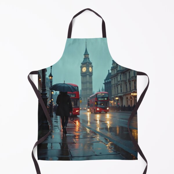 Item preview, Umbrella at Dusk - City Streets After Rain designed and sold by nhk999.
