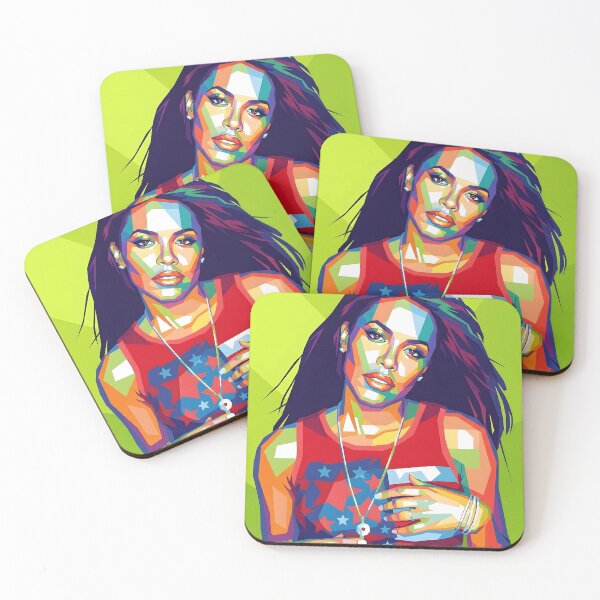 Item preview, Aaliyah pop art designed and sold by Zamziri.