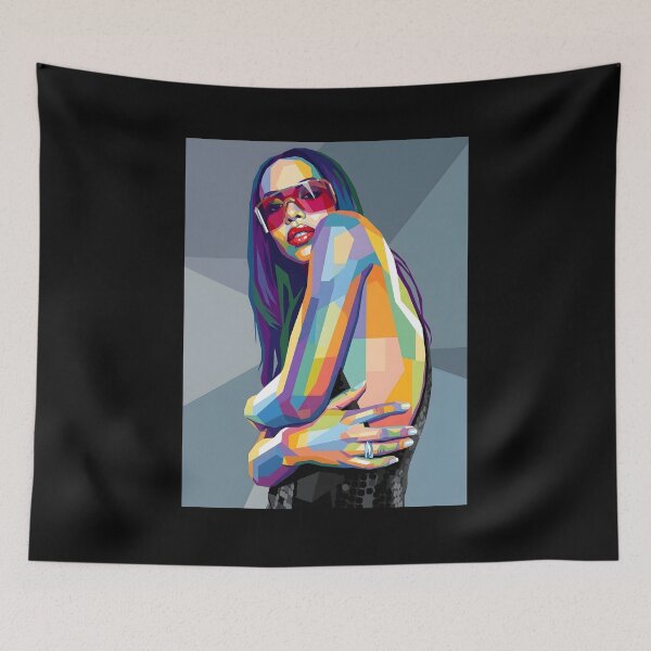 Item preview, Aaliyah pop art designed and sold by Zamziri.