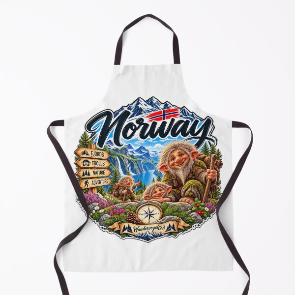 Aperçu de l'œuvre Trolls norvégiens – Famille de trolls amusante, fjords et monde féerique nordique créée et vendue par Wandervogel123.