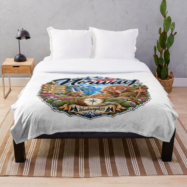 Item preview, Norwegian Trolls – Funny Troll Family Fjords & Nordic Fairytale World designed and sold by Wandervogel123.