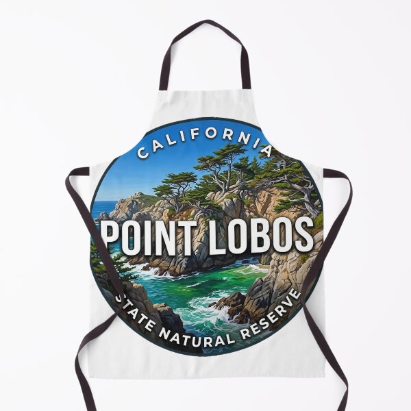 Item preview, Point Lobos California Emerald Cove Round Badge Sticker designed and sold by DetourDgn.