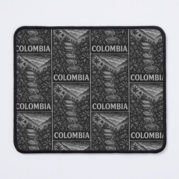Item preview, Colombia Linocut Style  designed and sold by Thistle-TShop.