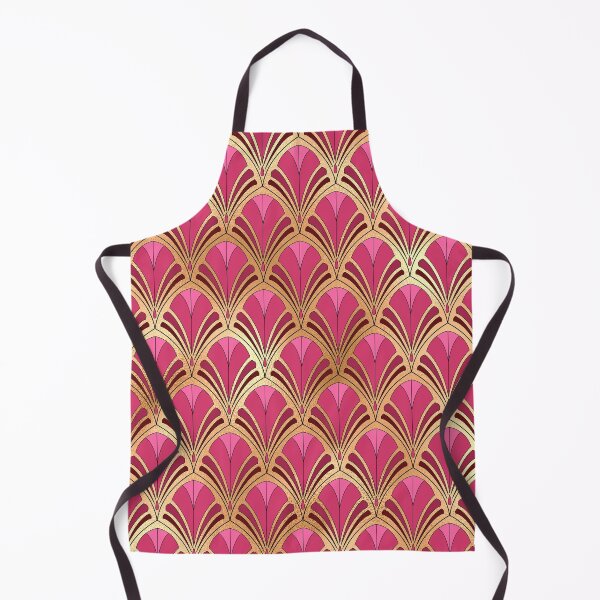 Item preview, Art Deco Romantic Red, Pink And Golden-Hues Pattern designed and sold by DEC02.