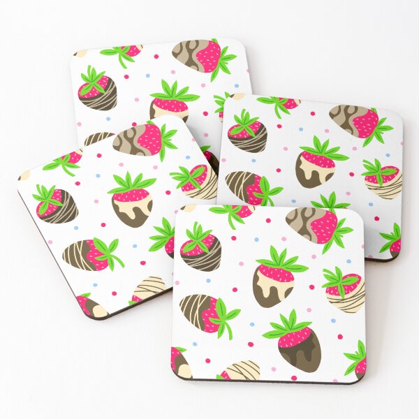Item preview, Juicy sweet treats chocolate red strawberries designed and sold by ArtOfSmallJoys.