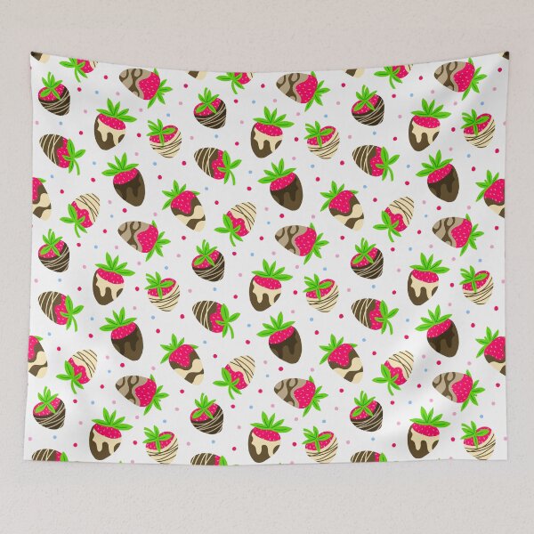 Item preview, Juicy sweet treats chocolate red strawberries designed and sold by ArtOfSmallJoys.