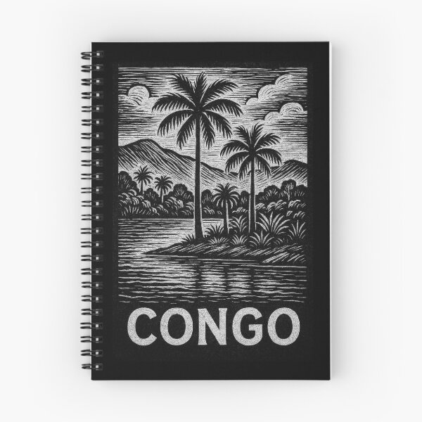 Item preview, Congo Linocut Style  designed and sold by Thistle-TShop.