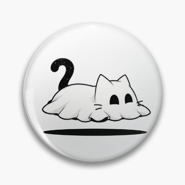 Item preview, Ghost Cat Pouncing designed and sold by Sonoyin.