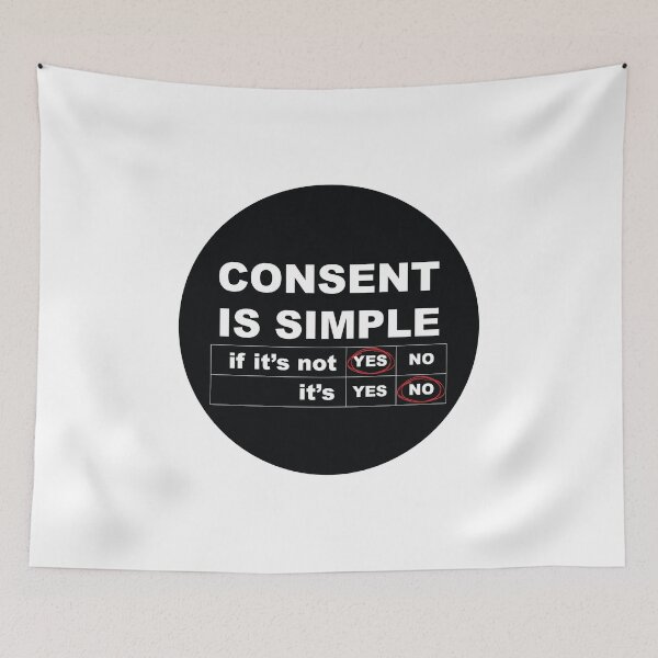 Item preview, Consent Is Simple designed and sold by omzsvc.